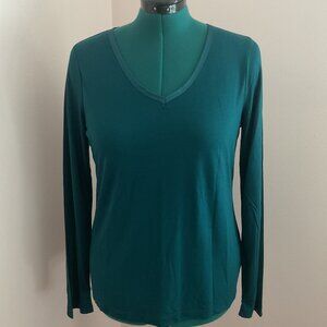 NWT Talbots Misses Large Longsleeve V-Neck Tee